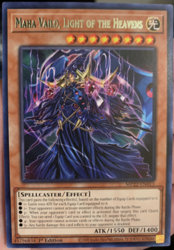 Yugioh! - Maha Vailo, Light of the Heavens - MP22-EN013 - Rare - 1st Ed. - NM/M - Image 1