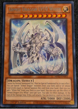 Yugioh! - Armed Dragon LV10 White - MP22-EN005 - Rare - 1st Edition - NM/M - Image 1