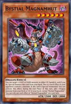 Yugioh! Bystial Magnamhut 2025 Mega-Pack MP25-EN043 STARLIGHT Secret Rare - Image 1
