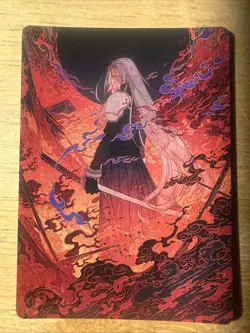 Nibelheim Aflame Art Card 35 Art Series: FINAL FANTASY - Image 1
