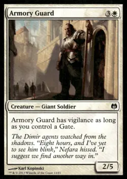Armory Guard Duel Decks MTG Magic the Gathering card - Image 1