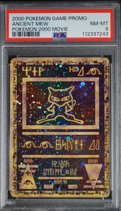 2000 Pokemon Ancient Mew PSA 8 NM-MT Pokemon Movie Game Promo Double Holo Card - Image 3