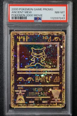 2000 Pokemon Ancient Mew PSA 8 NM-MT Pokemon Movie Game Promo Double Holo Card - Image 5