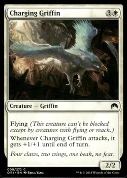 Charging Griffin 009/272 Origins MTG Magic the Gathering card - Image 1