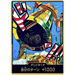 ONE PIECE DON !! Card Gold Frame Kalgara The Best Vol.2 Japanese NM - Image 1