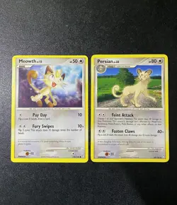 Persian 68/146 & Meowth 106/146 - Legends Awakened Non-Holo -Pokemon TCG - LP - Image 1