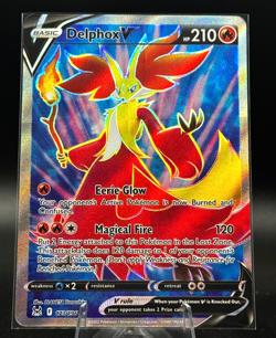 Delphox V (Full Art) 173/196 Swsh11: Lost Origin Holo Pokemon TCG - Image 1