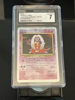 2002 POKEMON LEGENDARY COLLECTION REVERSE HOLO #26 JYNX CGC 7 - Image 3