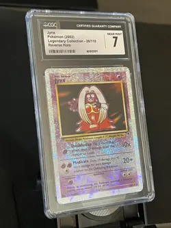 2002 POKEMON LEGENDARY COLLECTION REVERSE HOLO #26 JYNX CGC 7 - Image 4