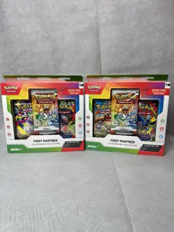 Pokemon TCG First Partner Illustration Collection Series 1 x2 New Sealed - Image 1