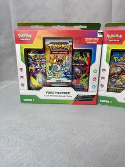 Pokemon TCG First Partner Illustration Collection Series 1 x2 New Sealed - Image 2