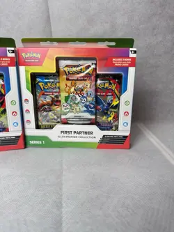 Pokemon TCG First Partner Illustration Collection Series 1 x2 New Sealed - Image 3