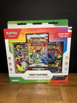 Pokemon TCG First Partner Illustration Collection Series 1 Sealed Box New QTY 2 - Image 1