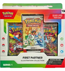 Pokemon TCG First Partner Illustration Collection Series 1 Sealed New - Image 1