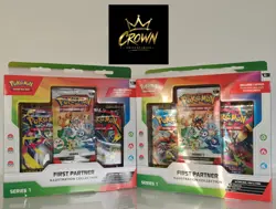 2 X POKEMON TCG FIRST PARTNER ILLUSTRATION COLLECTION SERIES 1 - NEW & SEALED - Image 1