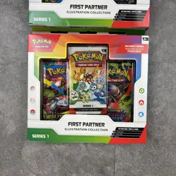 Pokemon TCG First Partner Illustration Collection Box - Series 1 - New & Sealed - Image 2