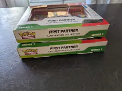 2 x New Sealed Pokemon TCG First Partner Illustration Collection Series 1 Box - Image 3