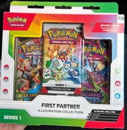 Pokemon TCG First Partner Illustration Collection Series 1 New Sealed - Image 1