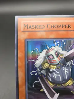 Masked Chopper GX03-EN003 YuGiOh GX Spirit Caller Game Promo Holo 2007 Near Mint - Image 2