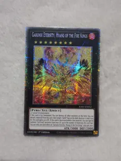 RA05-EN052 Garunix Eternity, Hyang of the Fire Kings Starlight Rare YuGiOh - Image 1