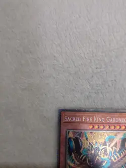 RA05-EN031 Sacred Fire King Garunix Platinum Secret Rare 1st Ed YuGiOh - Image 2