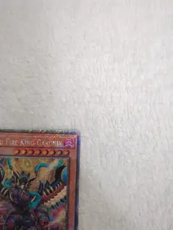 RA05-EN031 Sacred Fire King Garunix Platinum Secret Rare 1st Ed YuGiOh - Image 3