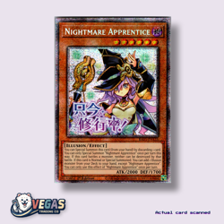Nightmare Apprentice RA05-EN135 1st Edition Starlight Rare STAMPED NM Yu-Gi-Oh! - Image 1