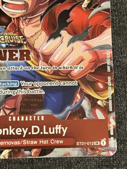 Monkey.D.Luffy Treasure Cruise WINNER Stamped Promo - One Piece NM - Image 4