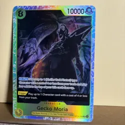 One Piece- Azure Seas Seven -#OP14-104 -Super Rare -Gecko Moria - 🔥 - Image 1