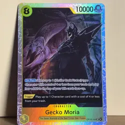 One Piece- Azure Seas Seven -#OP14-104 -Super Rare -Gecko Moria - 🔥 - Image 3