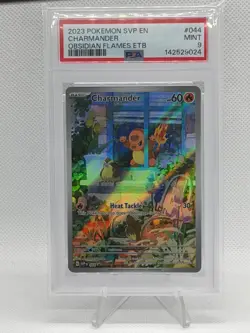 Charmander 044 Sv: Scarlet & Violet Promo Cards Holo PSA 9 - Image 1