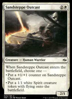 Sandsteppe Outcast 025/185 Fate Reforged MTG Magic the Gathering card - Image 1