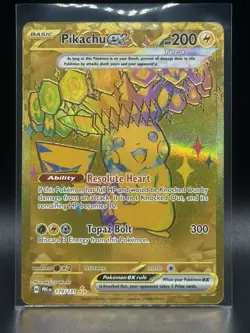 Pikachu ex 179/131 Hyper Rare Prismatic Evolutions Pokemon Card - Image 1