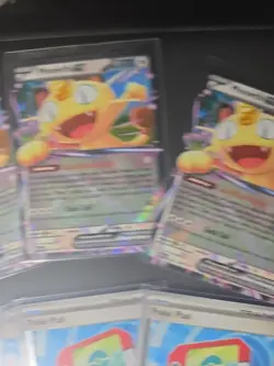 Pokemon TCG Meowth EX and Pokepad 6 Card Lot Near Mint - Image 3