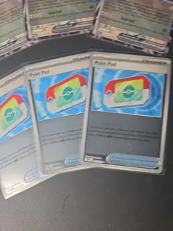 Pokemon TCG Meowth EX and Pokepad 6 Card Lot Near Mint - Image 5