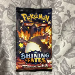 Pokemon Shining Fates Booster Pack Charizard Art 10 English Cards - Image 1