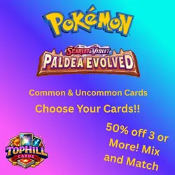 Pokemon TCG Paldea Evolved Singles Choose Your Card Common & Uncommon NM English - Image 1