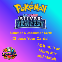 Pokemon TCG Silver Tempest Singles Choose Your Card Common & Uncommon NM English - Image 1