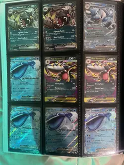 POKEMON Ex V Full Art Card Lot!!! 324 total Cards + binder!!! read below!!! - Image 5