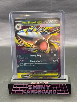 🦈 Mega Sharpedo ex 061/094 PFL Ultra Rare Pokemon Card 🦈 - Image 1