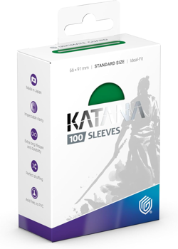 Katana Card Sleeves: 100 Standard Size TCG Sleeves, 66 X 91Mm, Jade Garden Back, - Image 2