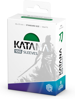 Katana Card Sleeves: 100 Standard Size TCG Sleeves, 66 X 91Mm, Jade Garden Back, - Image 3