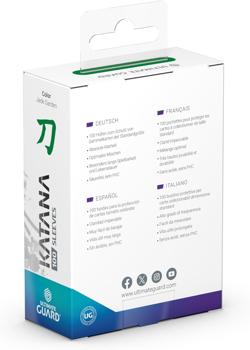Katana Card Sleeves: 100 Standard Size TCG Sleeves, 66 X 91Mm, Jade Garden Back, - Image 4