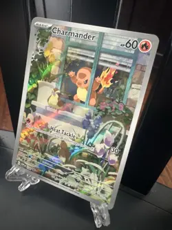 Charmander SVP 044 Black Star Promo Full Art Pokemon Card Near Mint Rare Holo - Image 3