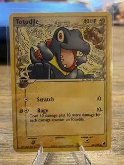 Pokemon TCG Totodile 67/101 EX Delta Species Moderately Played Card English - Image 1