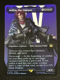 MTG Final Fantasy Ardyn, the Usurper Borderless Foil 0379 NM Rare - Image 1