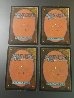 MTG 4th Edition Strip Mine (x4) playset LP/MP - Image 4