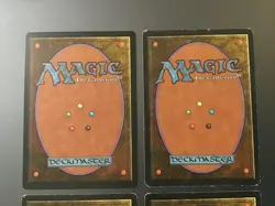 MTG 4th Edition Strip Mine (x4) playset LP/MP - Image 5