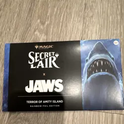 Magic: The Gathering Secret Lair x Jaws Terror of Amity Island Rainbow Foil - Image 1