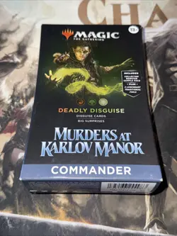 Deadly Disguise Commander Deck Murders At Markov Manor New Sealed Mtg - Image 1